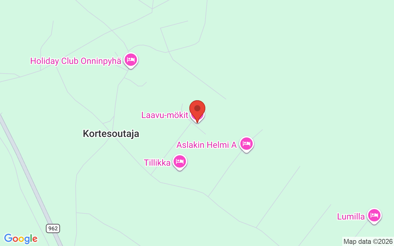 Map showing the location of Laavu 15