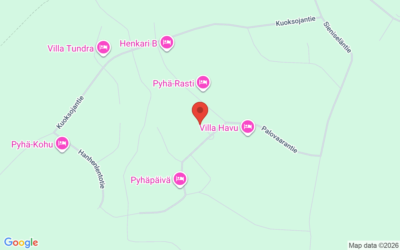Map showing the location of Villa Sukka
